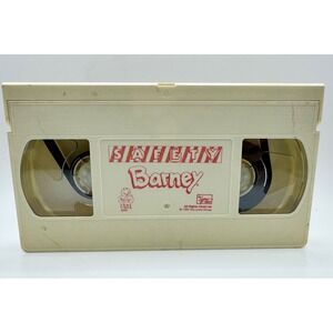 Barney Safety VHS 1995 VHS Video Lyons Group Rare Vintage Educational No Case‎